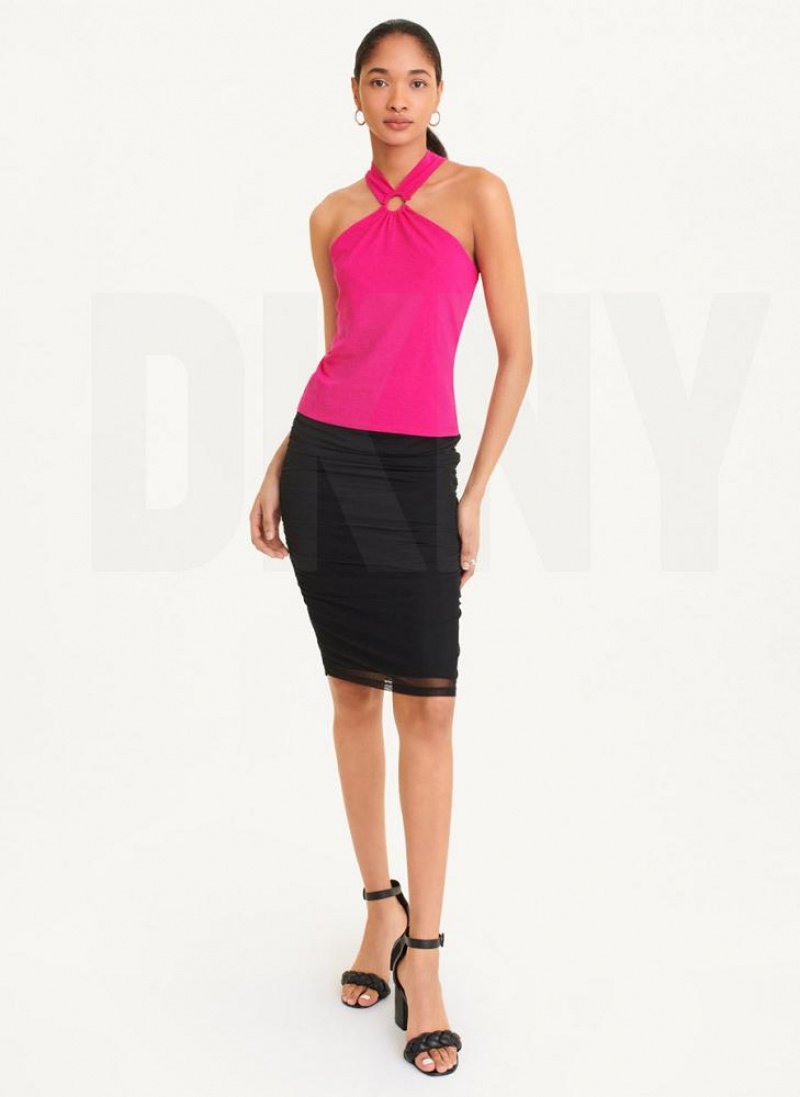 DKNY Crossover Tanktop Damen Rosa | Austria_D0387