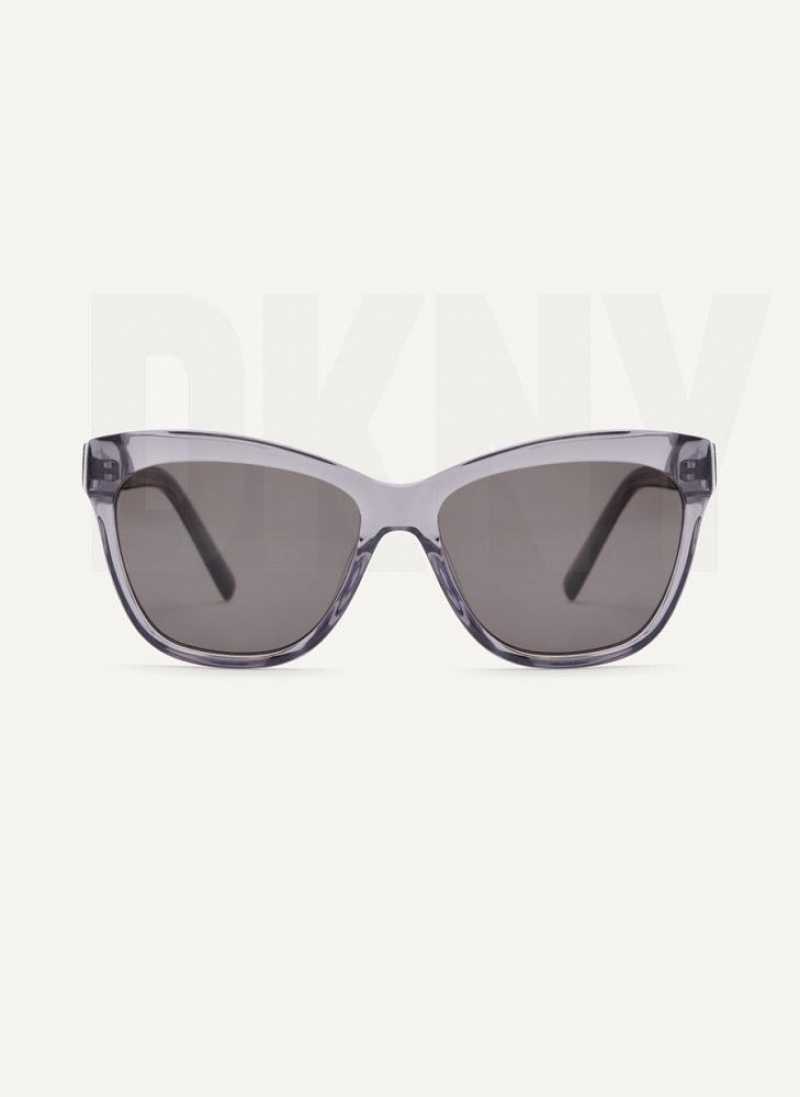 DKNY DKNY Pride Rectangle Sonnenbrille Damen Schwarz | Austria_D1140