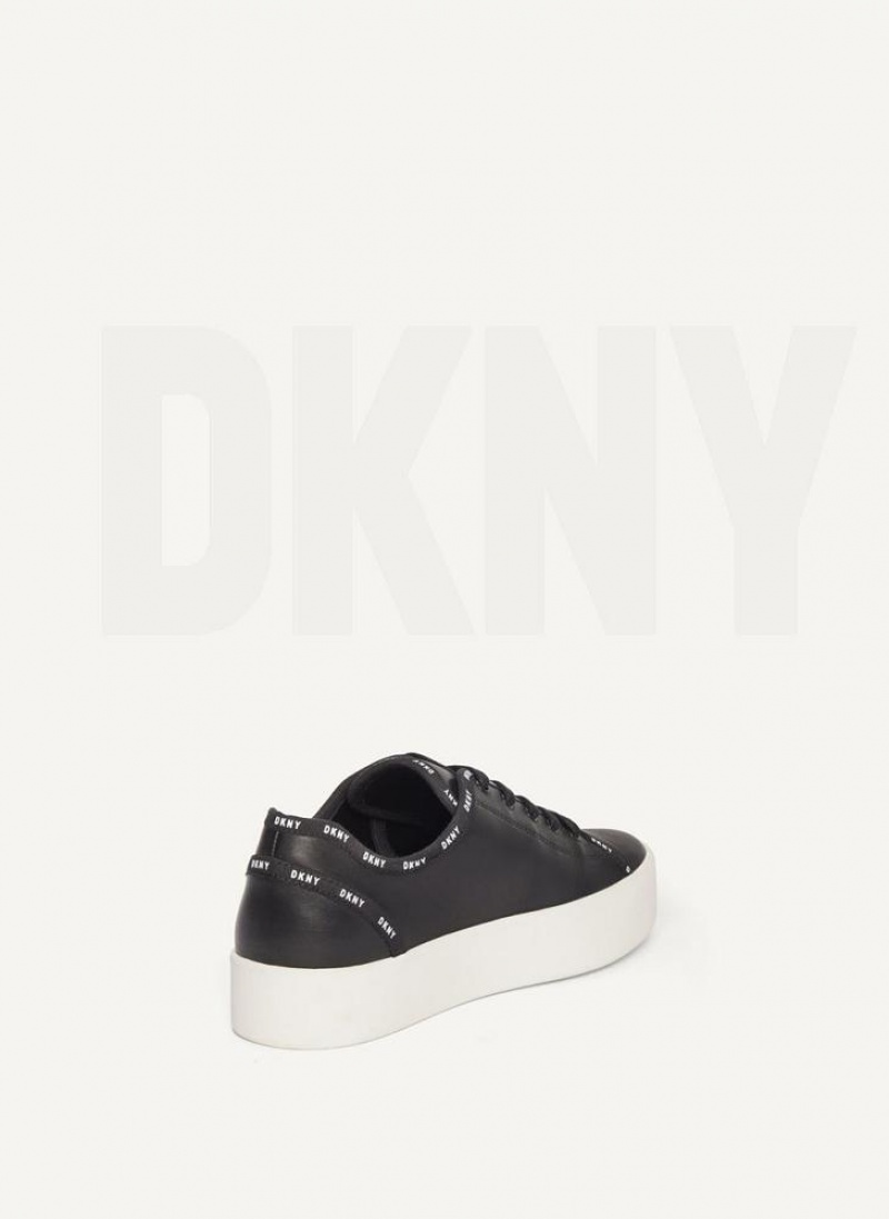 DKNY Dkny Court Sneakers Damen Schwarz | Austria_D1960