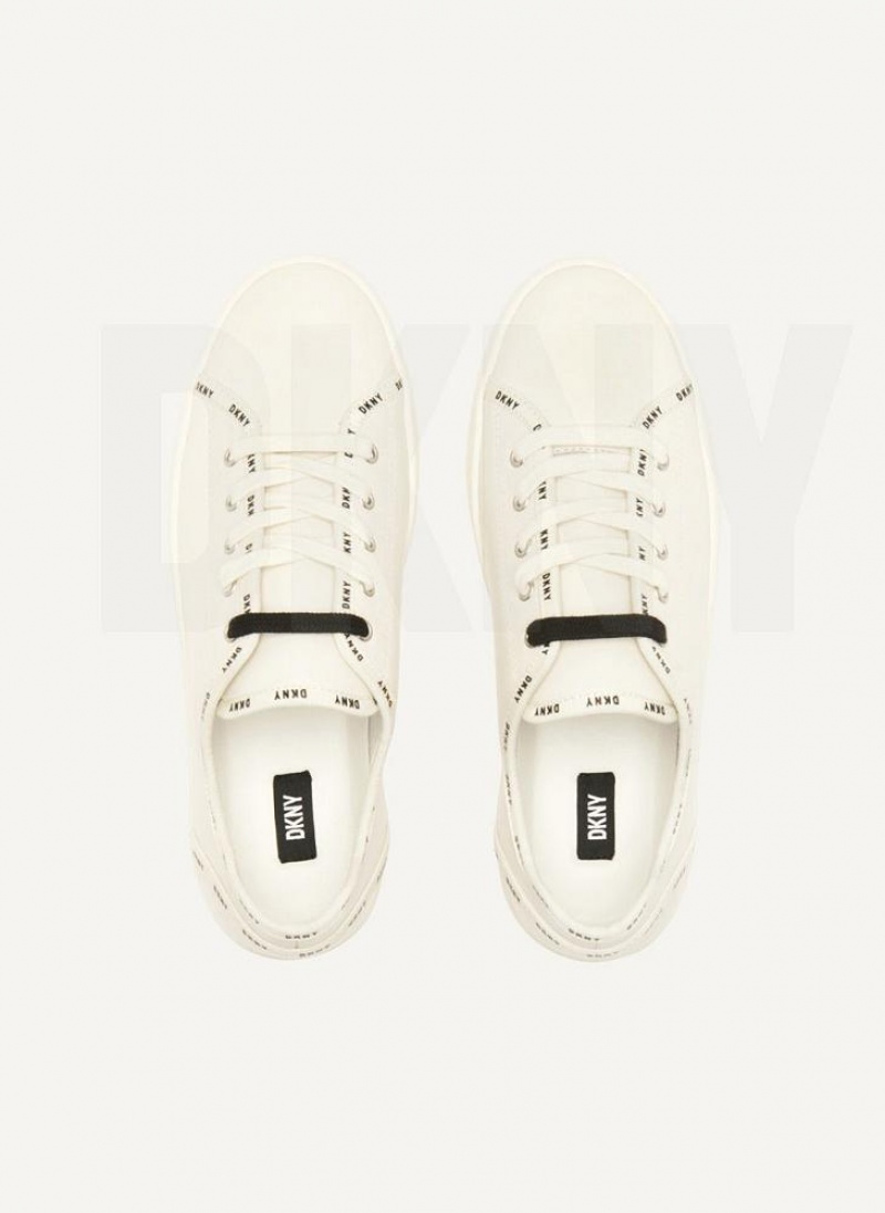 DKNY Dkny Court Sneakers Damen Weiß | Austria_D0490