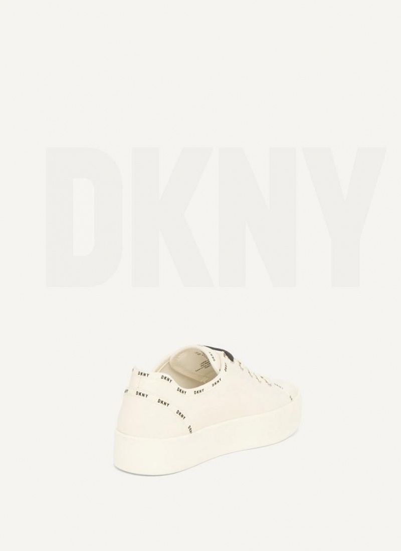 DKNY Dkny Court Sneakers Damen Weiß | Austria_D0490