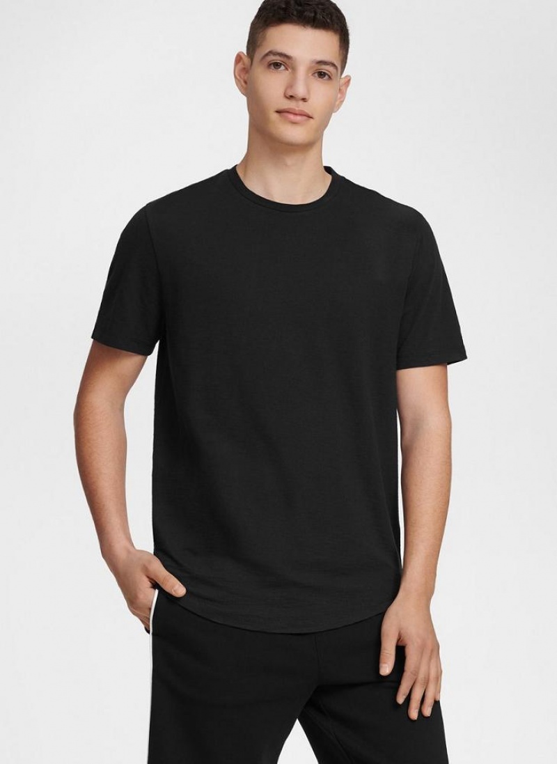 DKNY Essential T-shirts Herren Schwarz | Austria_D1932