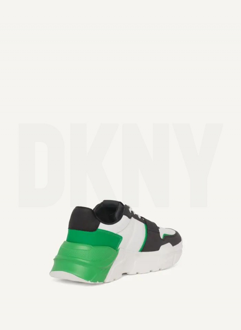 DKNY Essex Sneakers Herren Grün | Austria_D0447