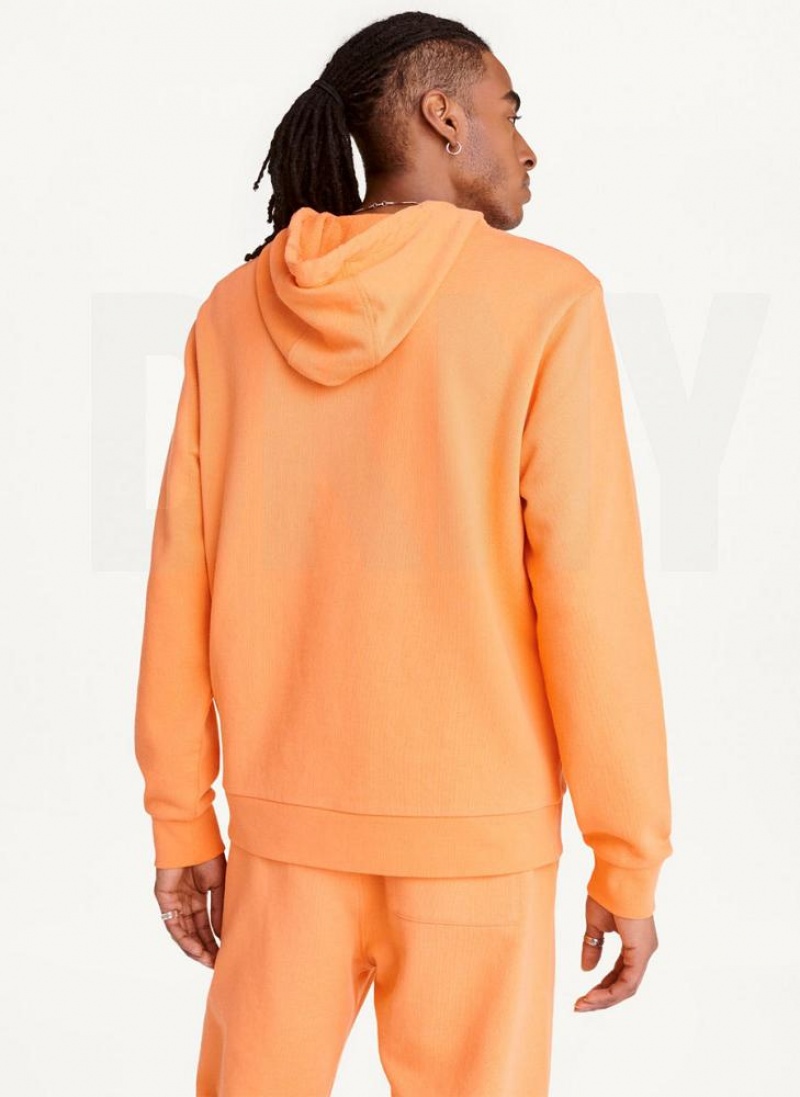 DKNY French Terry Hoodies Herren Orange | Austria_D0570