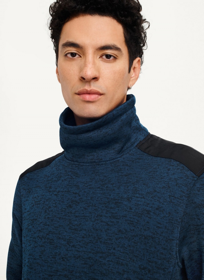 DKNY Funnel Neck Pullover Sweatshirts Herren Navy | Austria_D0392