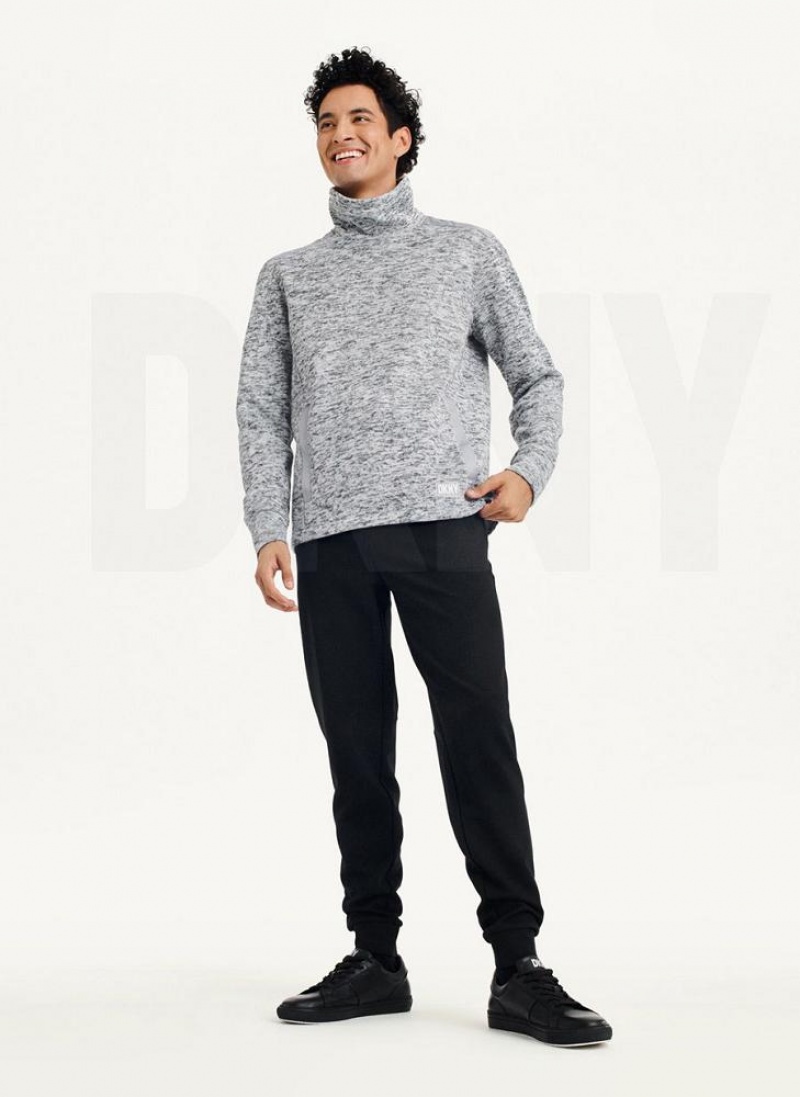 DKNY Funnel Neck Pullover Sweatshirts Herren Hellgrau | Austria_D0951