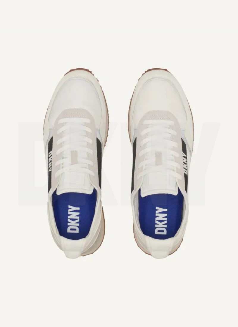 DKNY Jersey  Sneakers Herren Weiß | Austria_D0838