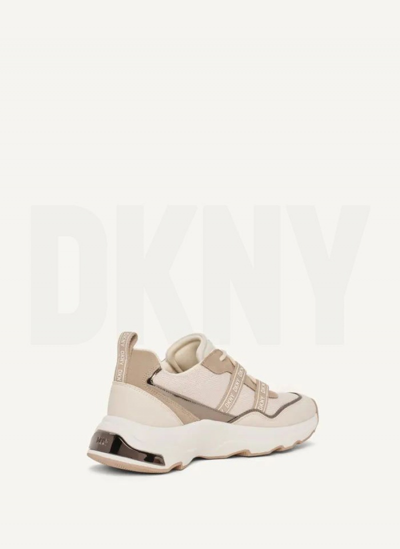 DKNY Justine Slip On Sneakers Damen Braun | Austria_D1236