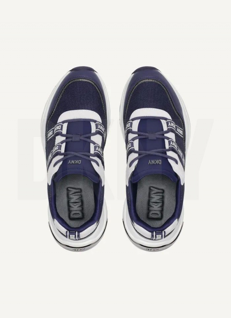 DKNY Justine Slip On Sneakers Damen Navy | Austria_D0169