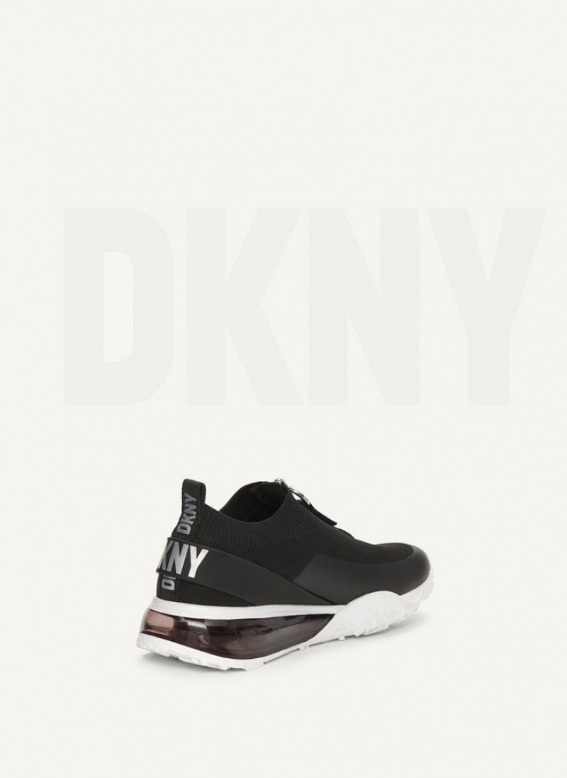 DKNY Kadia Sneakers Damen Schwarz Silber | Austria_D0450