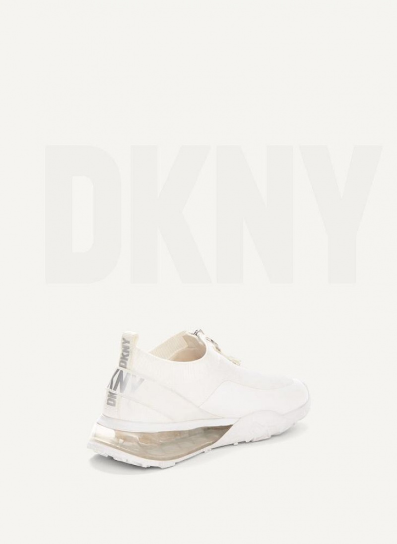 DKNY Kadia Sneakers Damen Weiß Silber | Austria_D0720