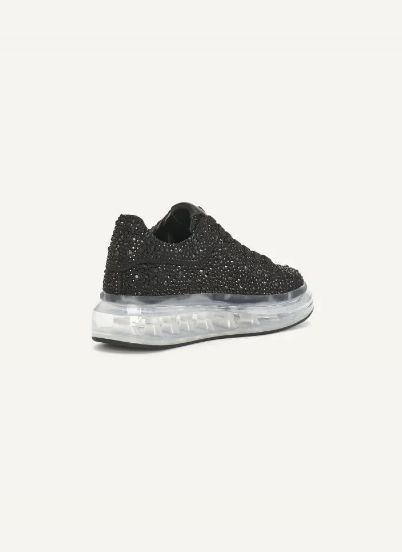 DKNY Kandas Spitze up Sneakers Damen Schwarz | Austria_D0953