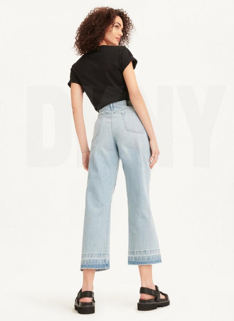 DKNY Kent High Rise Distressed Jeans Damen Waschen | Austria_D1561