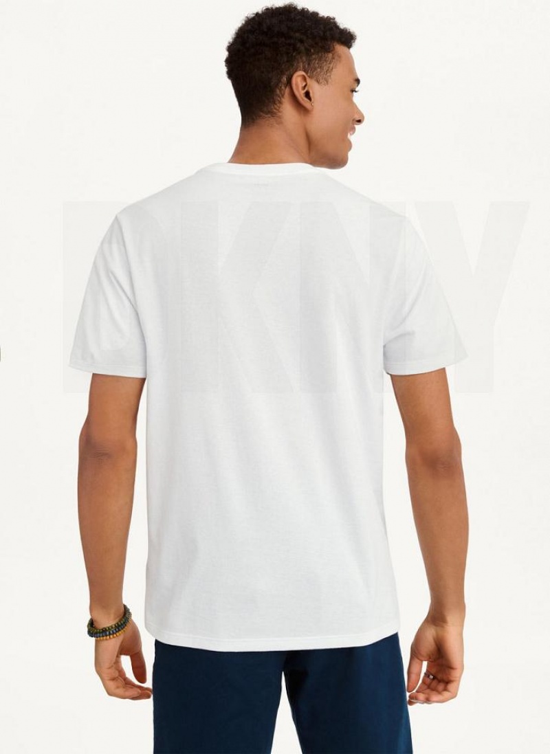 DKNY Lemon T-shirts Herren Weiß | Austria_D0702