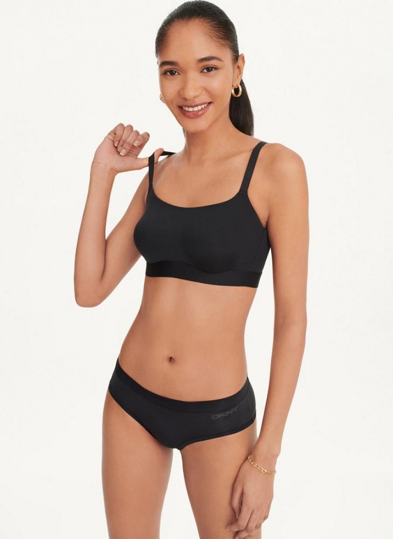 DKNY Litewear Active Kompfort BHs Damen Schwarz | Austria_D0416