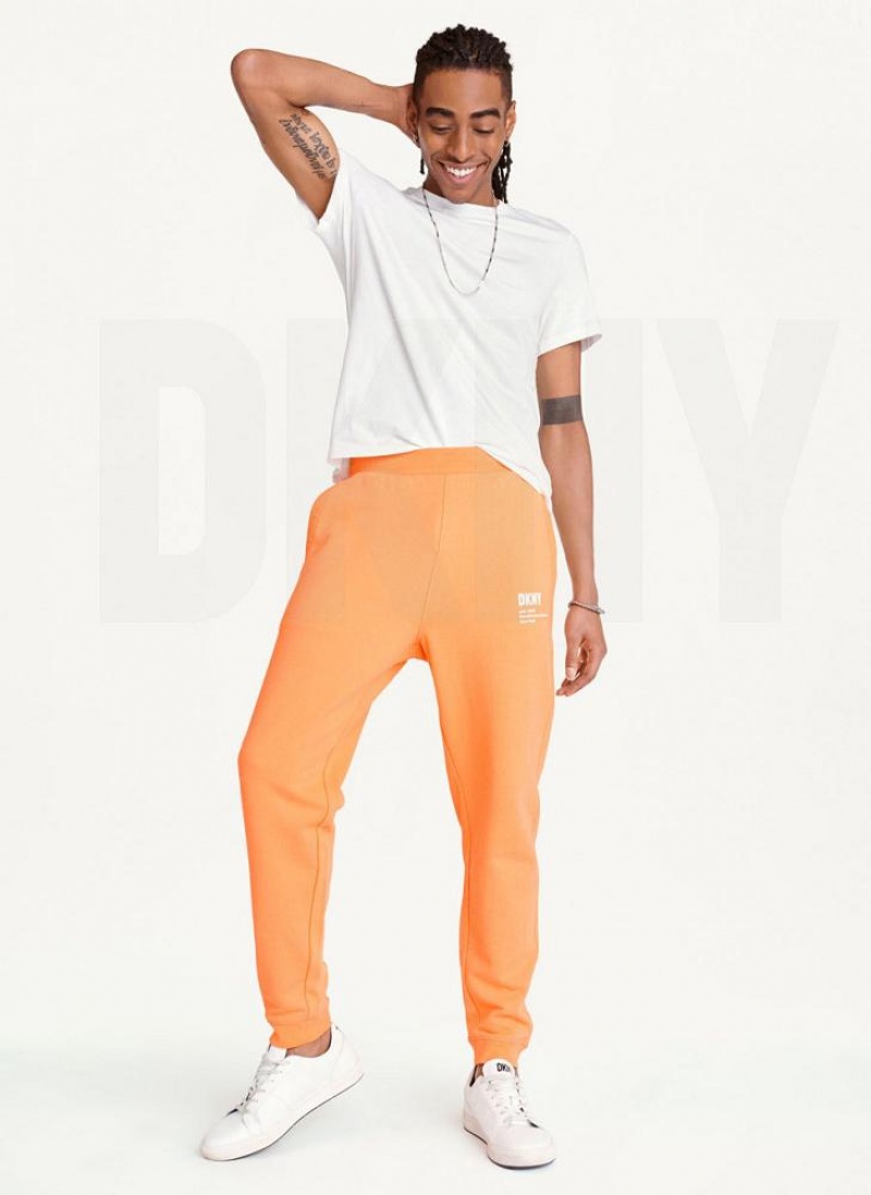 DKNY Logo Hose Herren Orange | Austria_D0390