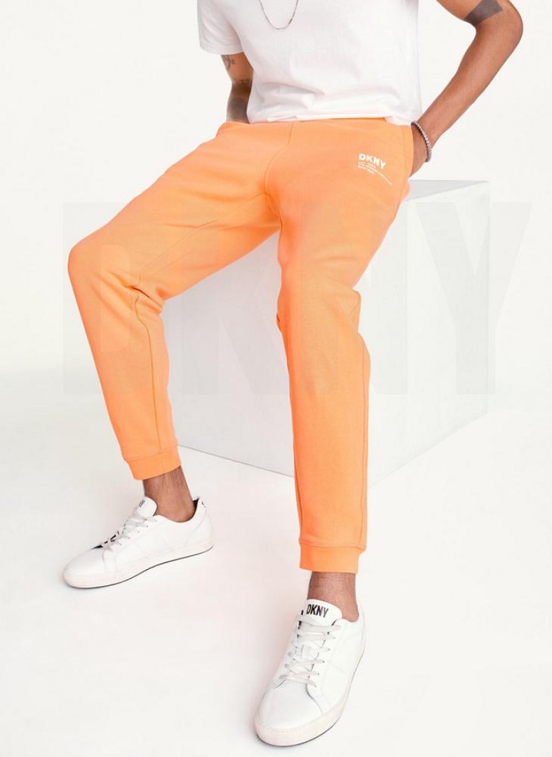 DKNY Logo Hose Herren Orange | Austria_D0390