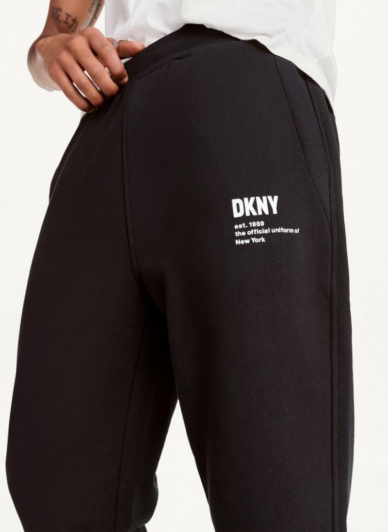 DKNY Logo Hose Herren Schwarz | Austria_D1906