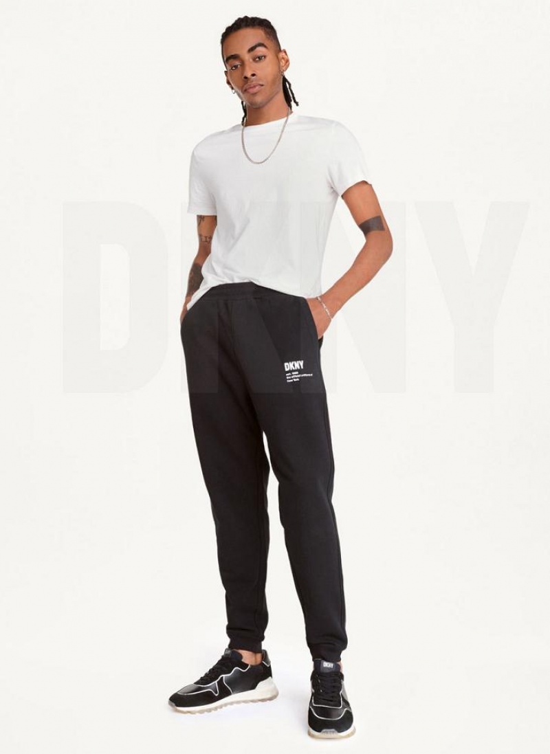 DKNY Logo Hose Herren Schwarz | Austria_D1906