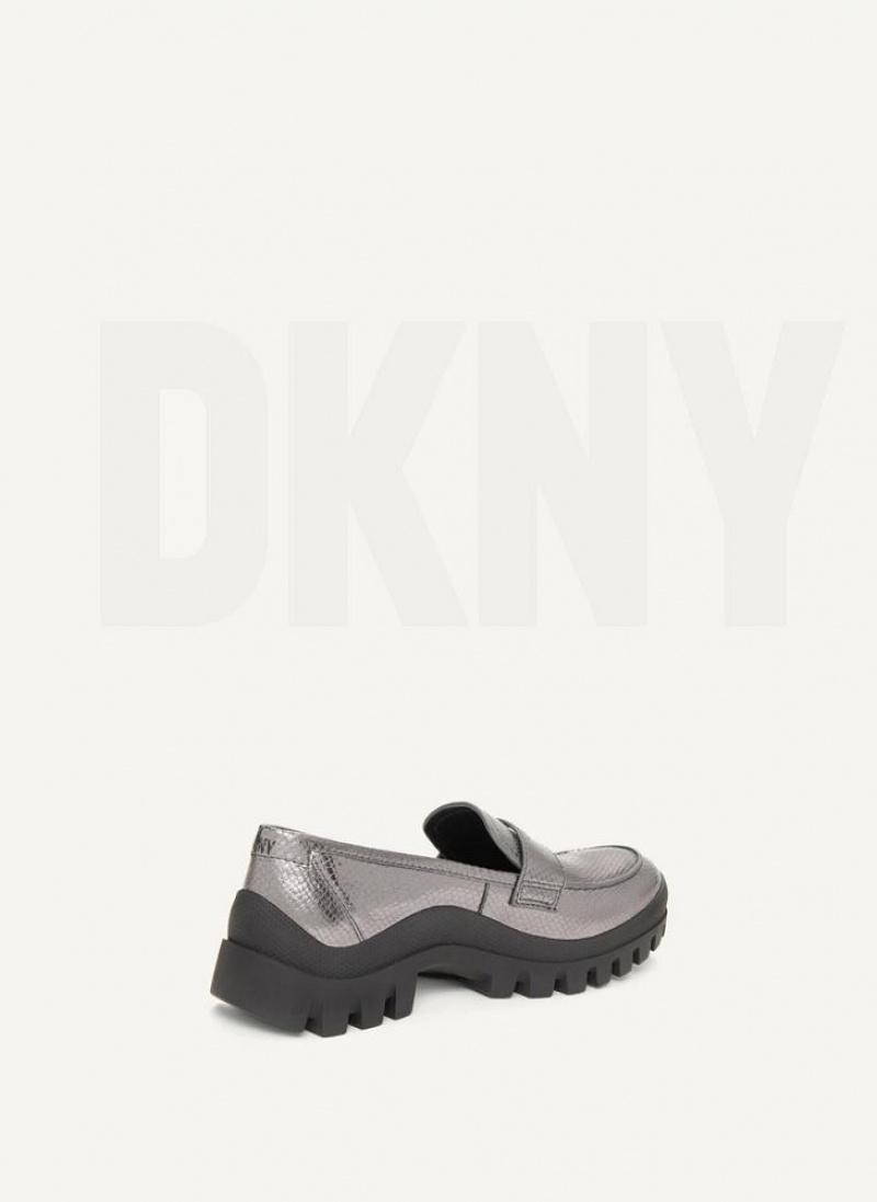 DKNY Lug Sole Halbschuhe Damen Blau Grau | Austria_D0526