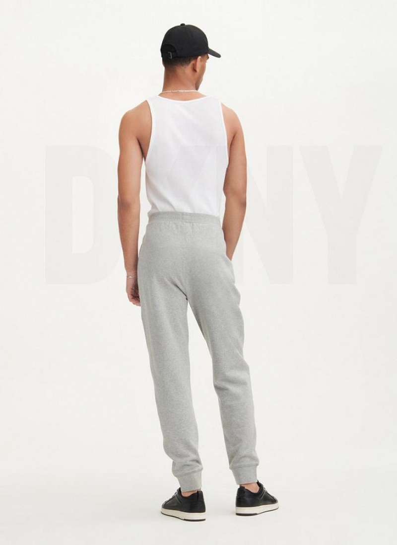 DKNY Mesh Pocket Logo Hose Herren Grau | Austria_D1329