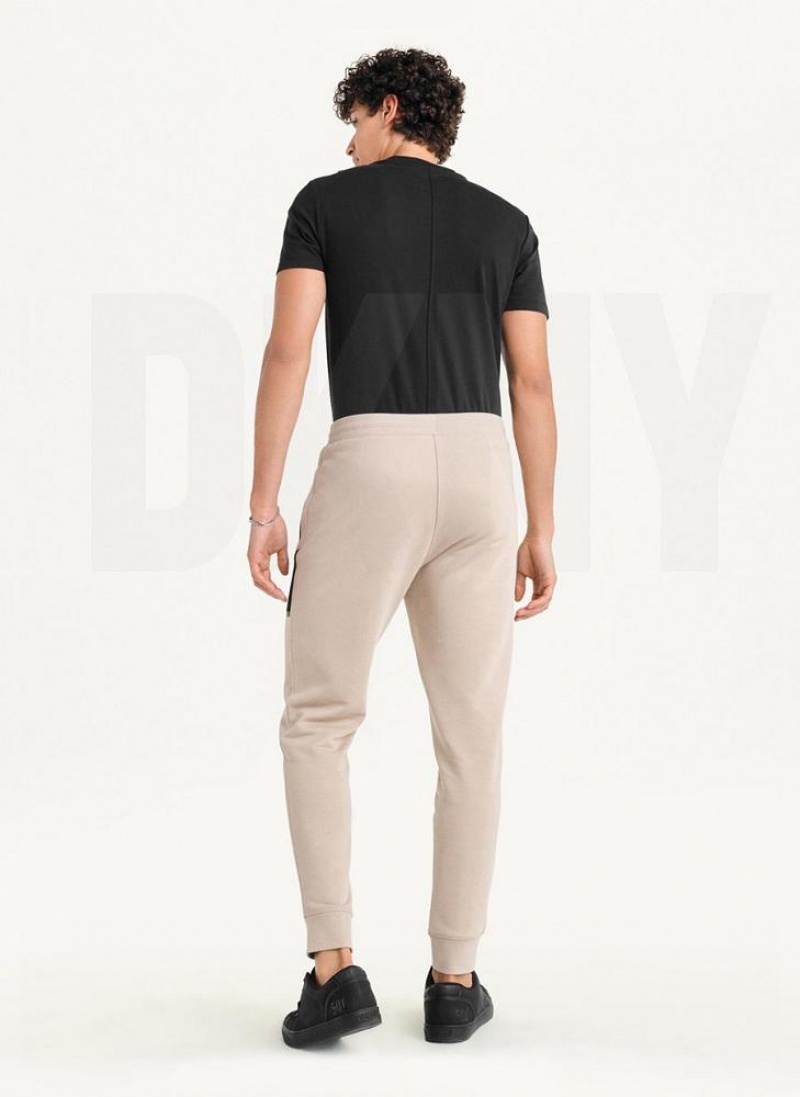 DKNY Mesh Pocket Logo Hose Herren Khaki | Austria_D1522