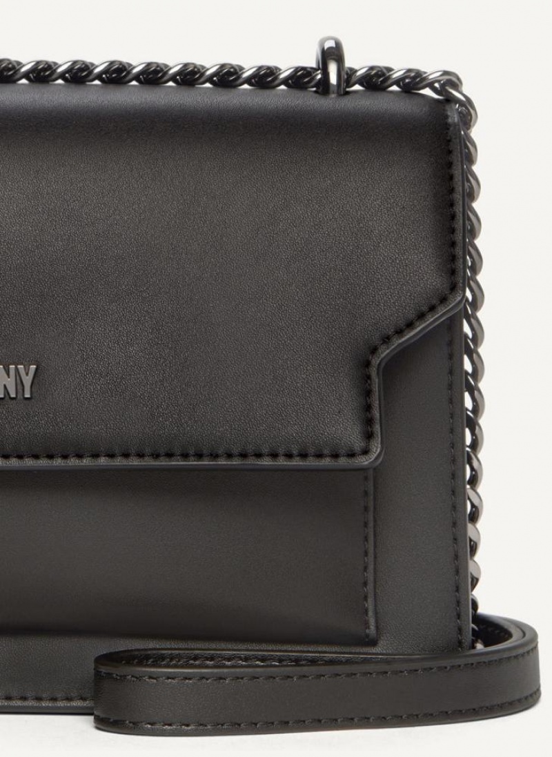 DKNY Millie Schultertasche Damen Schwarz Grau | Austria_D0506