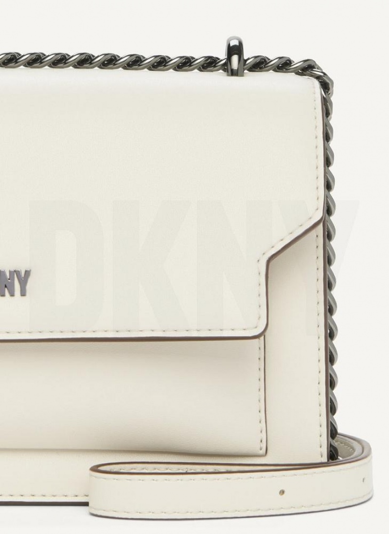 DKNY Millie Schultertasche Damen Weiß | Austria_D1773