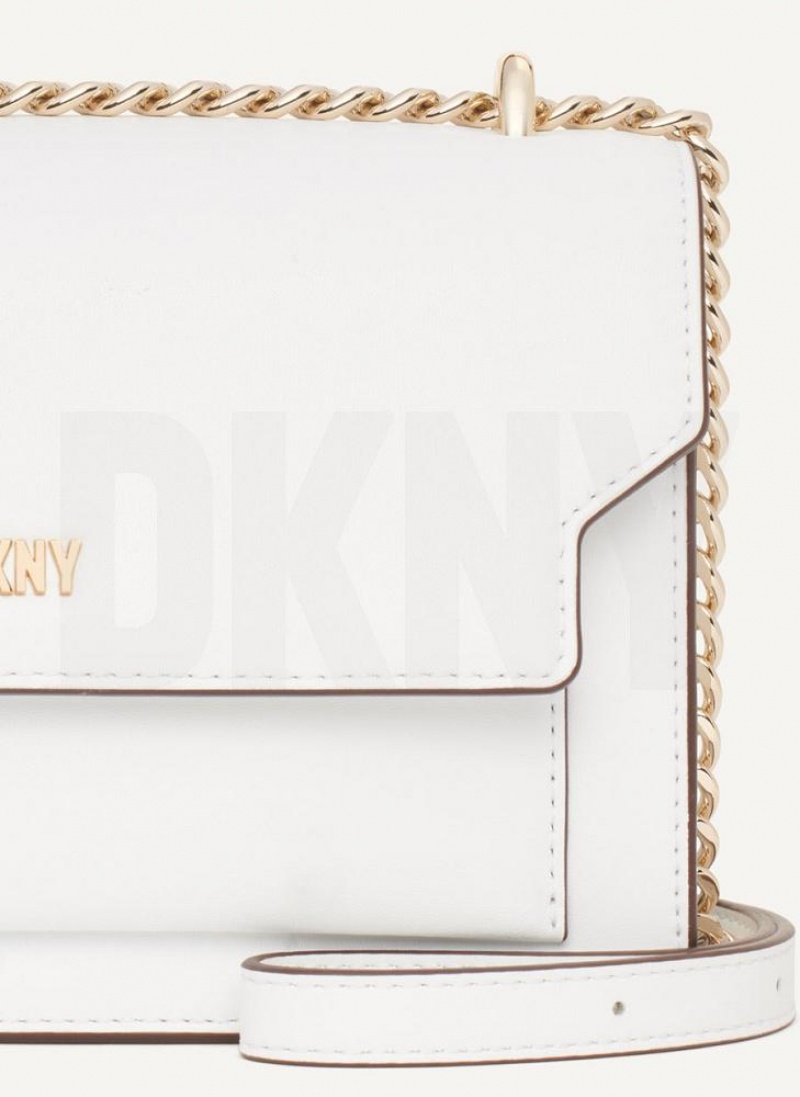 DKNY Millie Schultertasche Damen Weiß | Austria_D0101