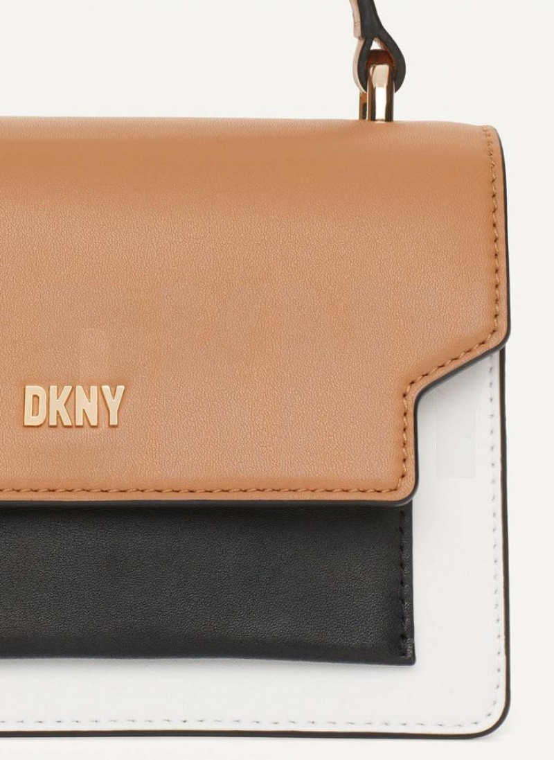 DKNY Millie Umhängetasche Damen Weiß Mehrfarbig | Austria_D0859