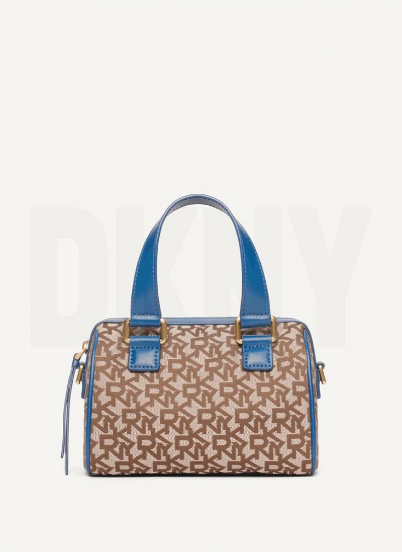 DKNY Mini Satchel Umhängetasche Damen Blau | Austria_D1124