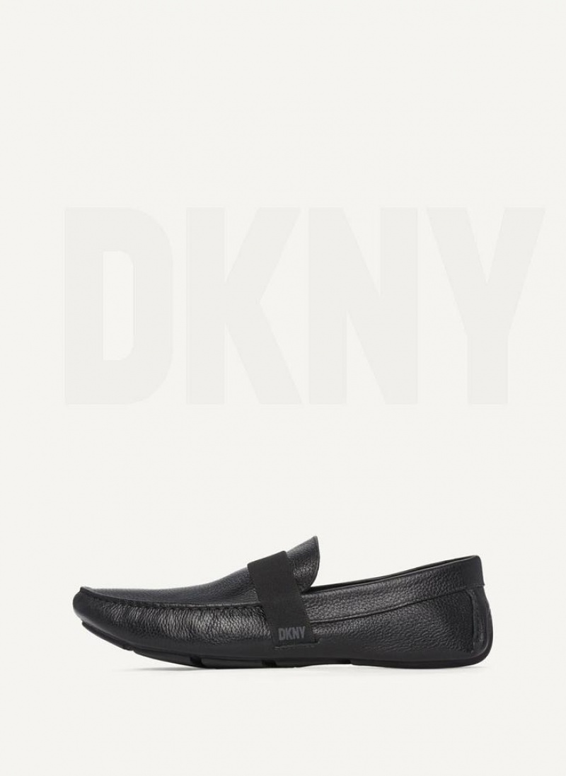 DKNY Modern Riemen Driver Sneakers Herren Schwarz | Austria_D0266