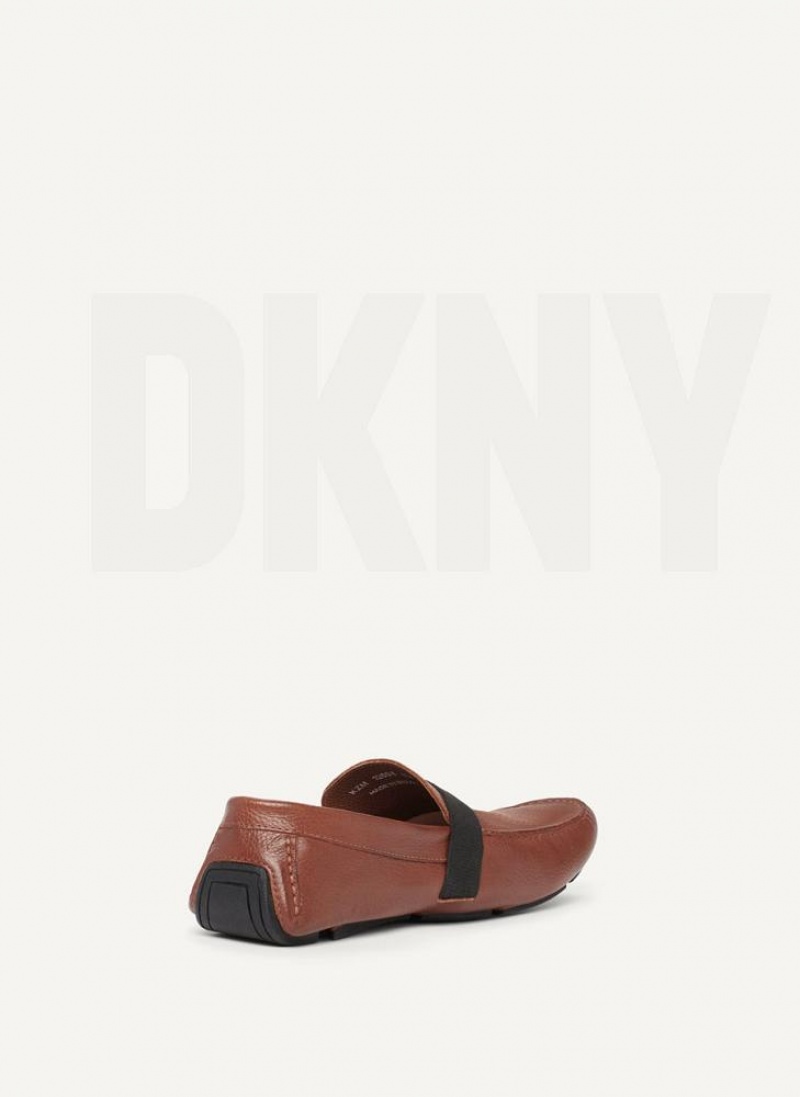 DKNY Modern Riemen Driver Sneakers Herren Braun | Austria_D1565