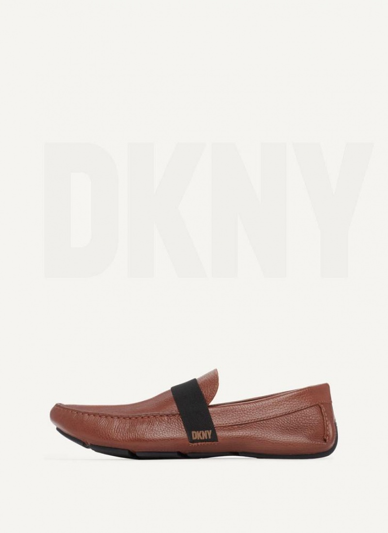 DKNY Modern Riemen Driver Sneakers Herren Braun | Austria_D1565