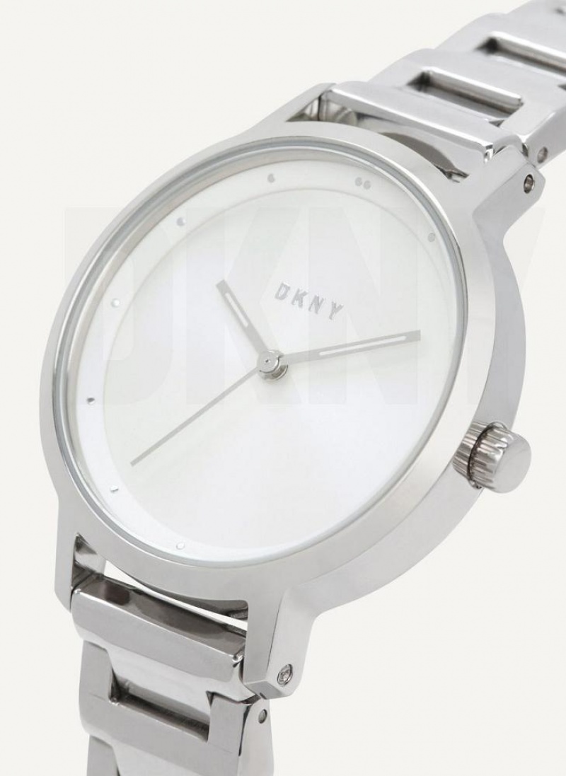 DKNY Modernist Uhren Damen Silber | Austria_D1537