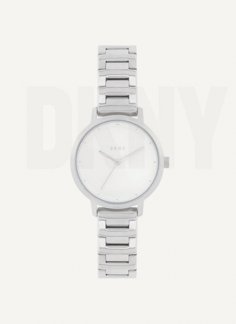 DKNY Modernist Uhren Damen Silber | Austria_D1537