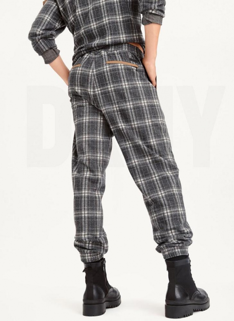 DKNY Nylon Trim Plaid Jogginghose Herren Mehrfarbig | Austria_D1334