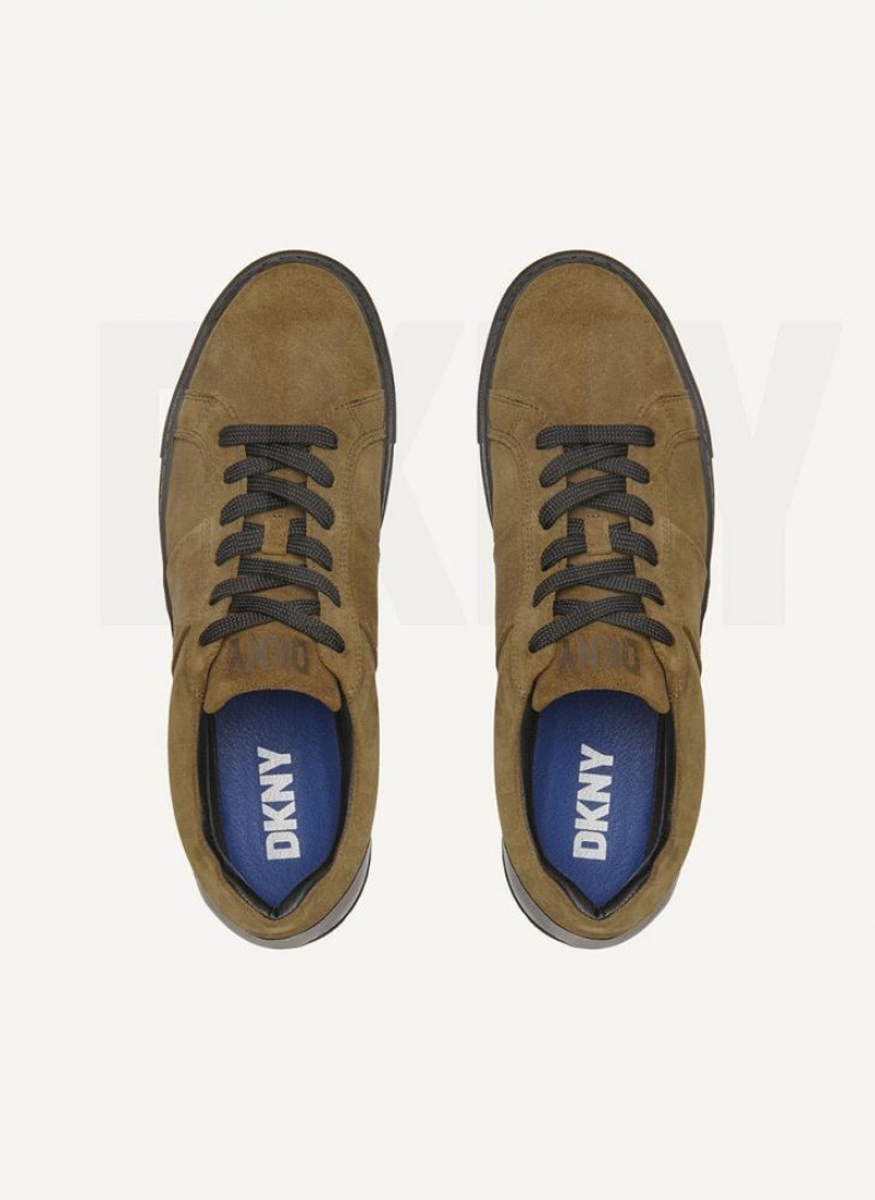 DKNY On The Go Sneakers Herren Olivgrün | Austria_D1393