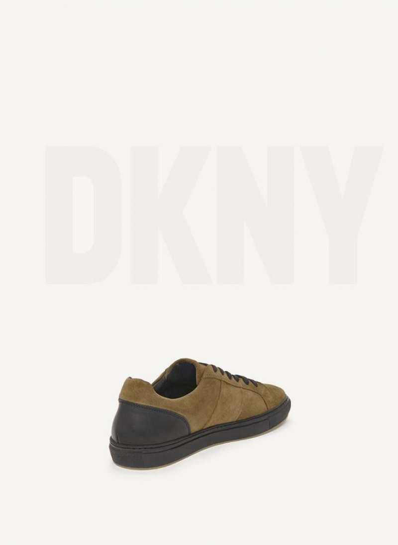 DKNY On The Go Sneakers Herren Olivgrün | Austria_D1393