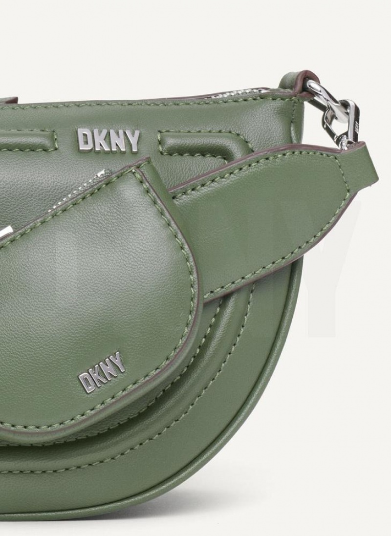 DKNY Orion Umhängetasche Damen Grün | Austria_D0853