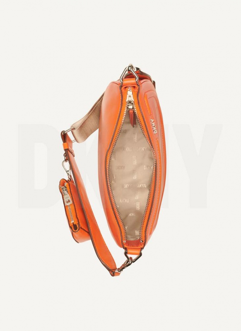 DKNY Orion Umhängetasche Damen Orange | Austria_D1979