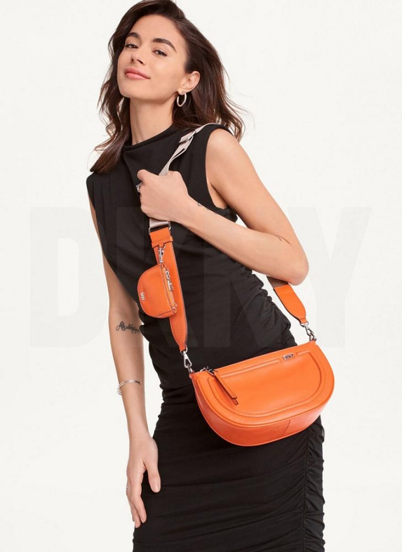 DKNY Orion Umhängetasche Damen Orange | Austria_D1979