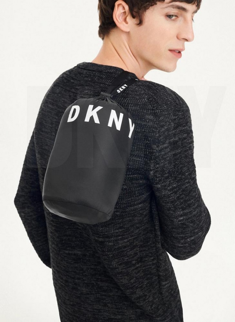 DKNY Packable Gesteppt Vest Jacken Herren Schwarz | Austria_D0598