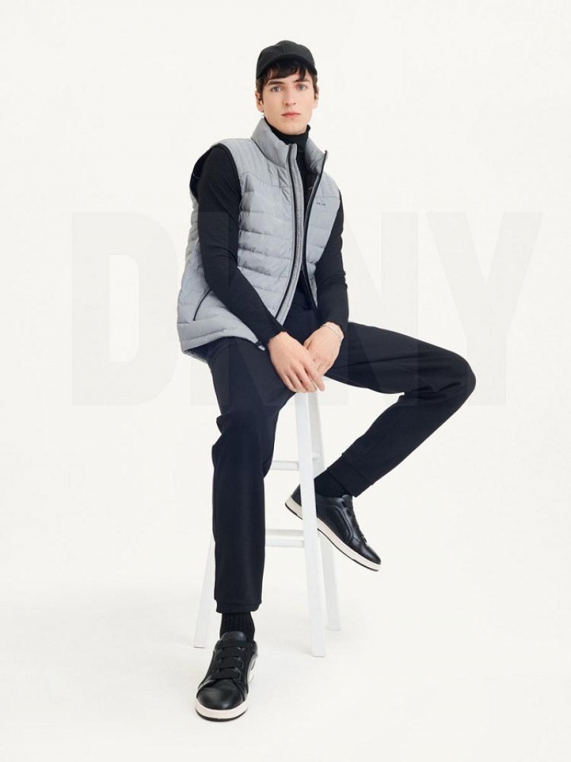 DKNY Packable Gesteppt Vest Jacken Herren Grau | Austria_D0394