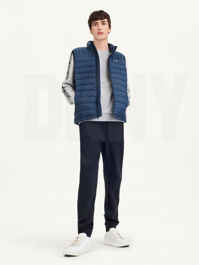 DKNY Packable Gesteppt Vest Jacken Herren Navy | Austria_D1854