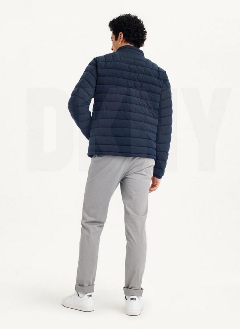 DKNY Packable Pufferjacke Herren Navy | Austria_D0603