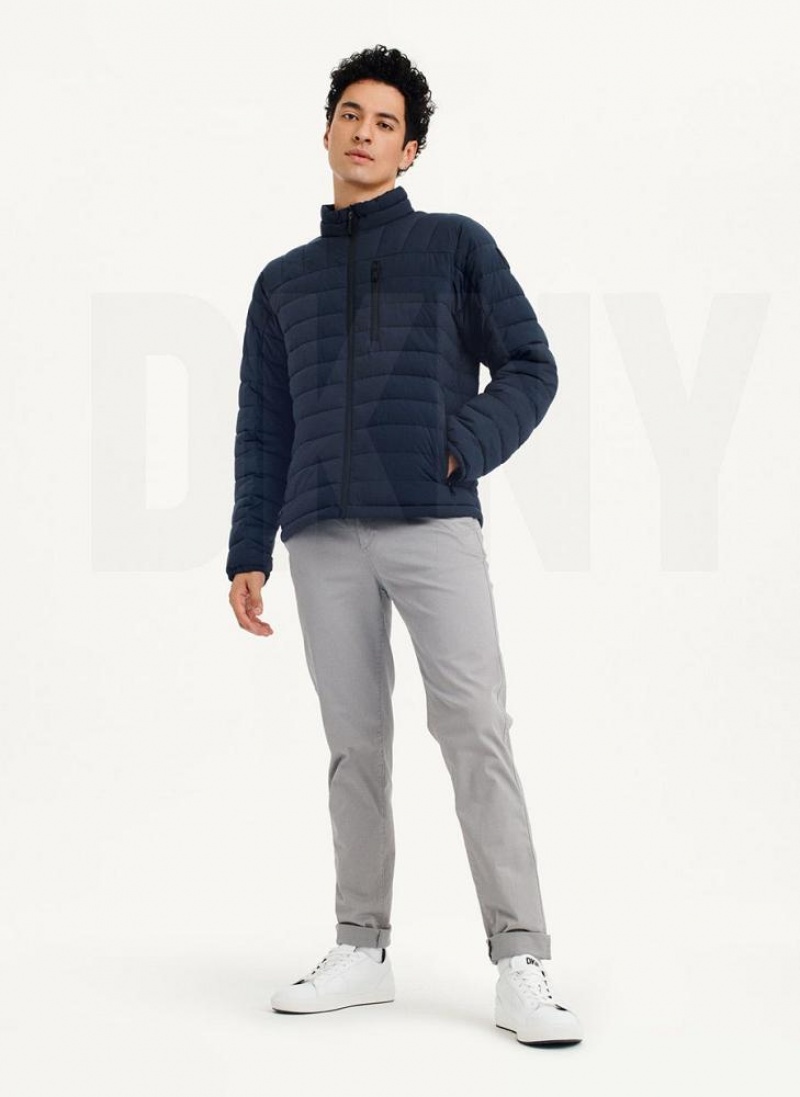 DKNY Packable Pufferjacke Herren Navy | Austria_D0603