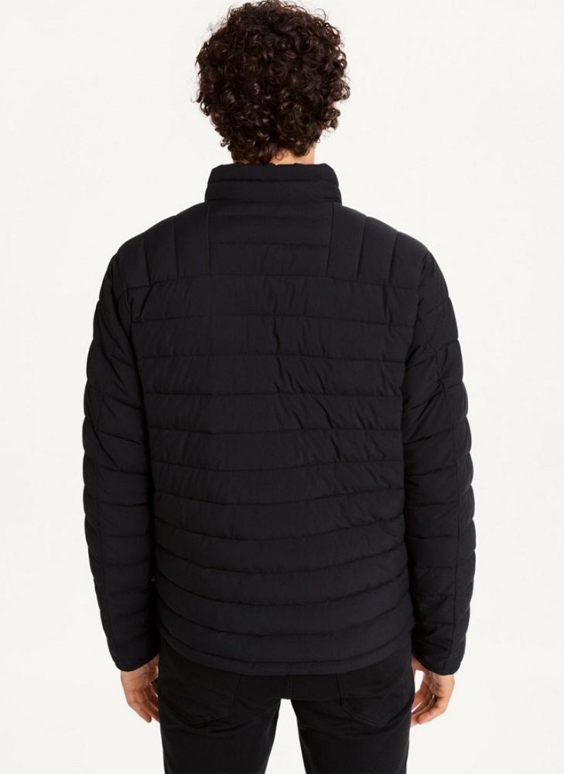 DKNY Packable Pufferjacke Herren Schwarz | Austria_D0466