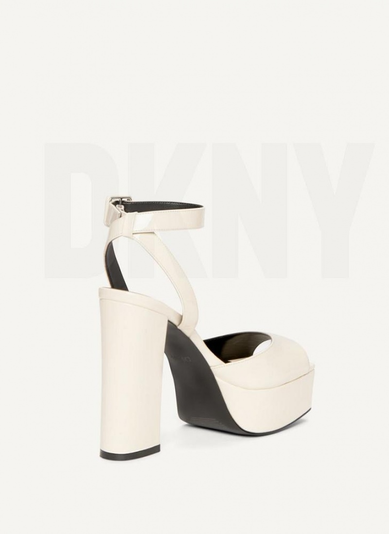 DKNY Party Plattform Hohe Schuhe Damen Beige | Austria_D0313