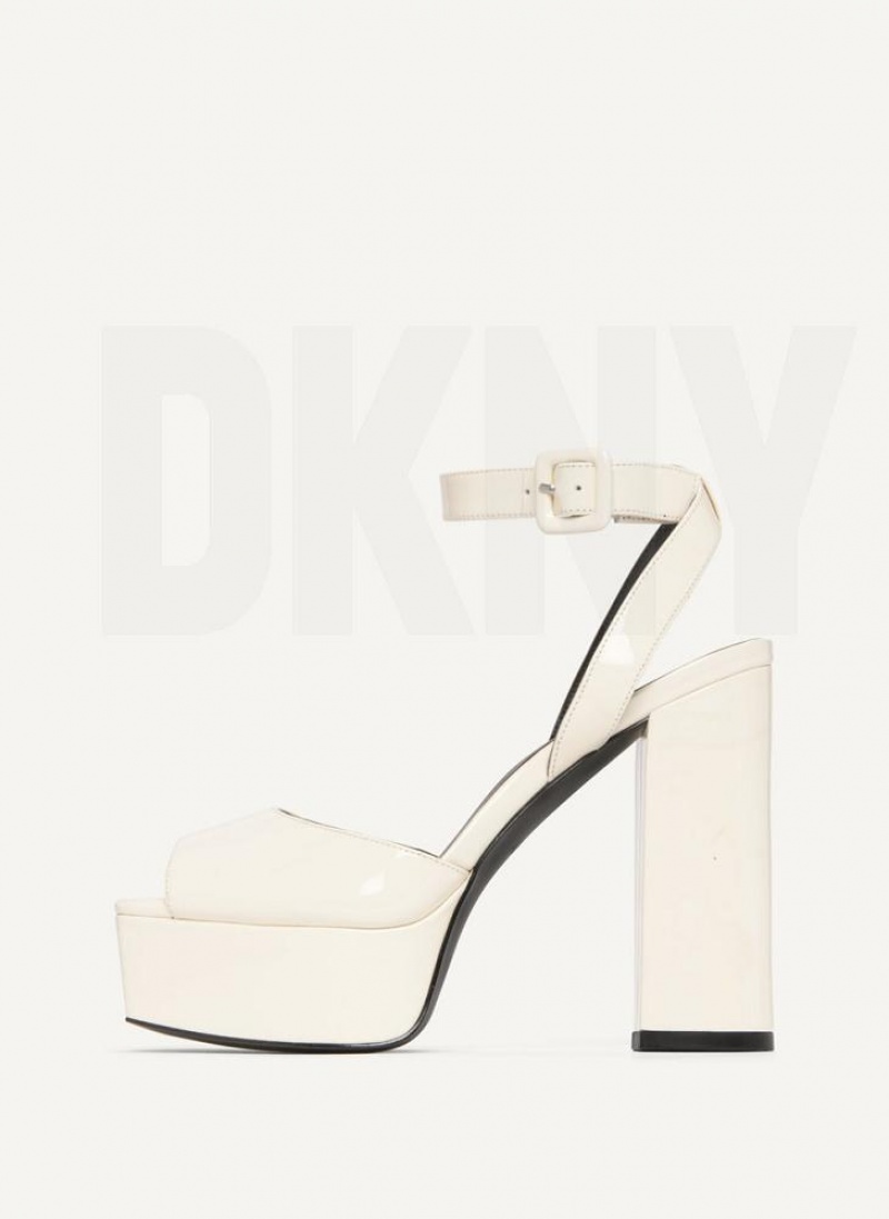 DKNY Party Plattform Hohe Schuhe Damen Beige | Austria_D0313